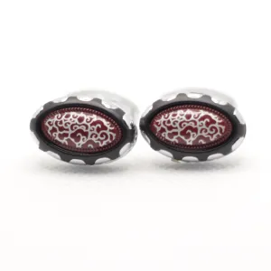 MAROON MYSTERY CUFFLINKS