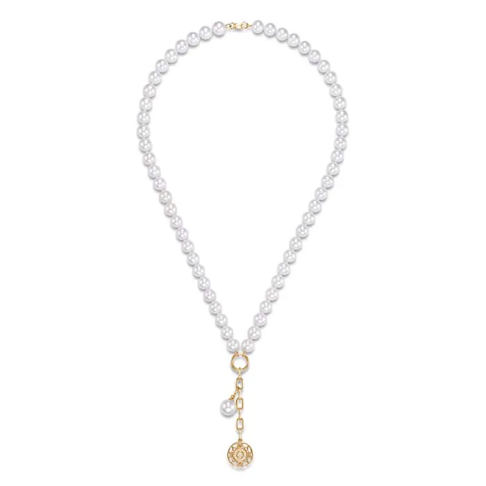 Mastoloni Pearl Charm Necklace in 14K Yellow Gold