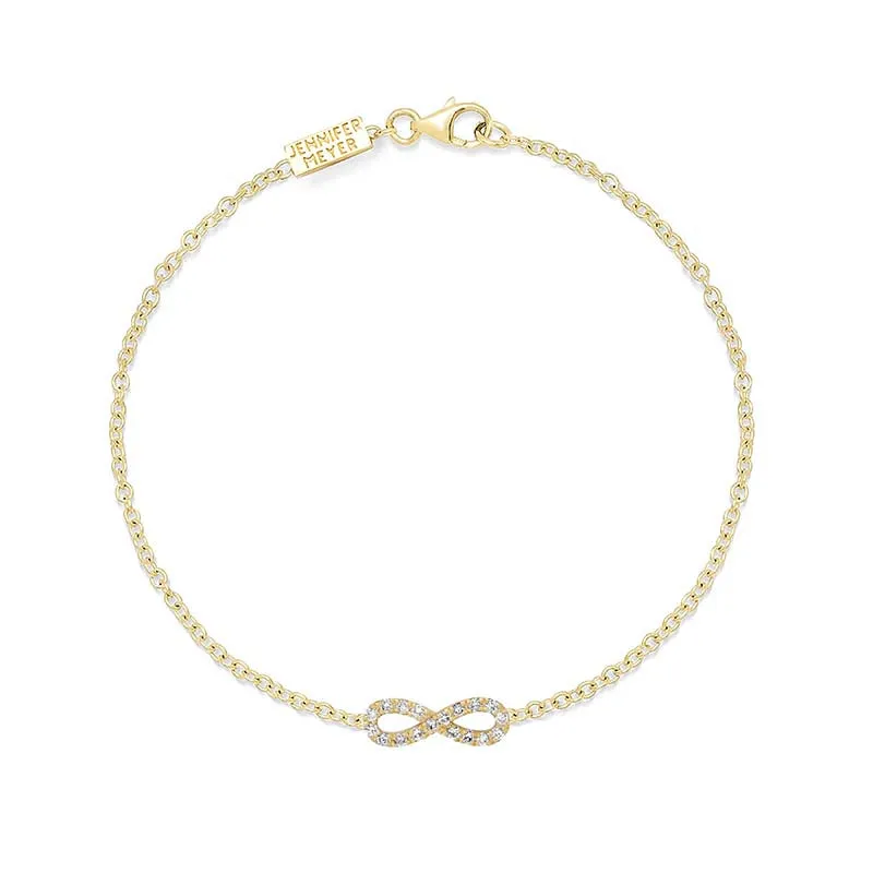 Mini Diamond Infinity Bracelet