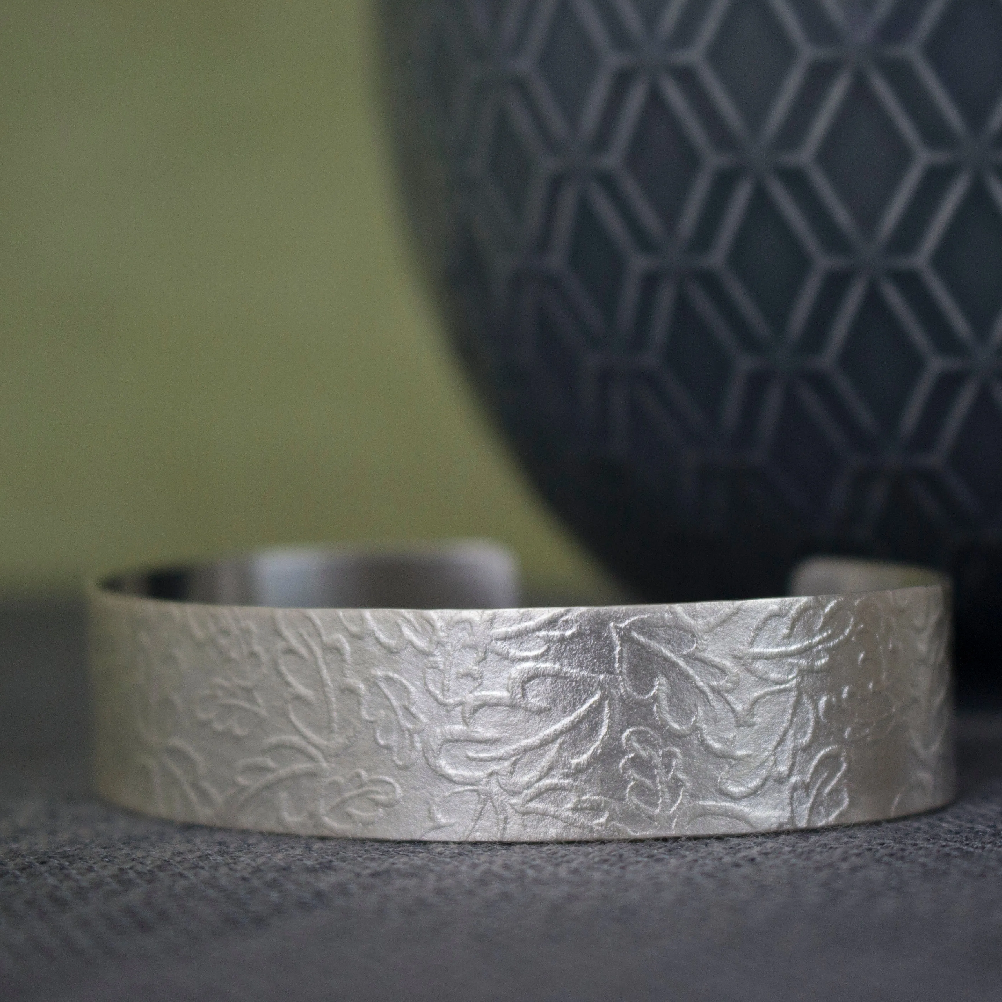 Oak Silver Cuff