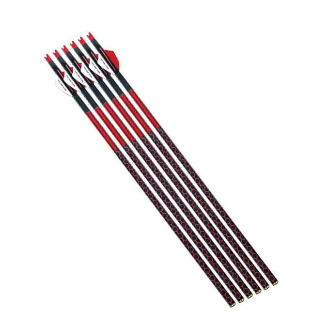 Parker RED HOT HV Carbon-Arrow 20" (no points) 300 Gr.- 6/Pack