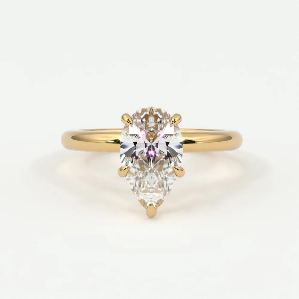 Pear Diamond Engagement Rings