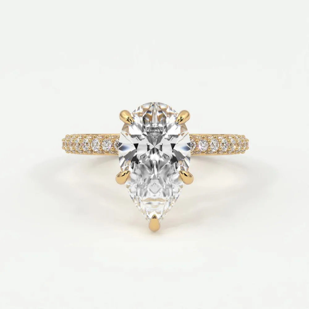 Pear Diamond Engagement Rings