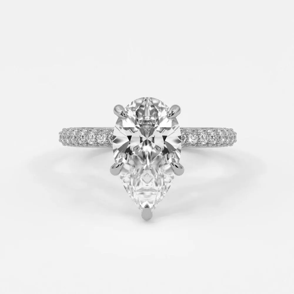 Pear Diamond Engagement Rings