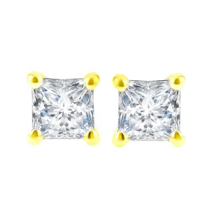 Princess Bella Diamond Stud Earrings 1/4ct