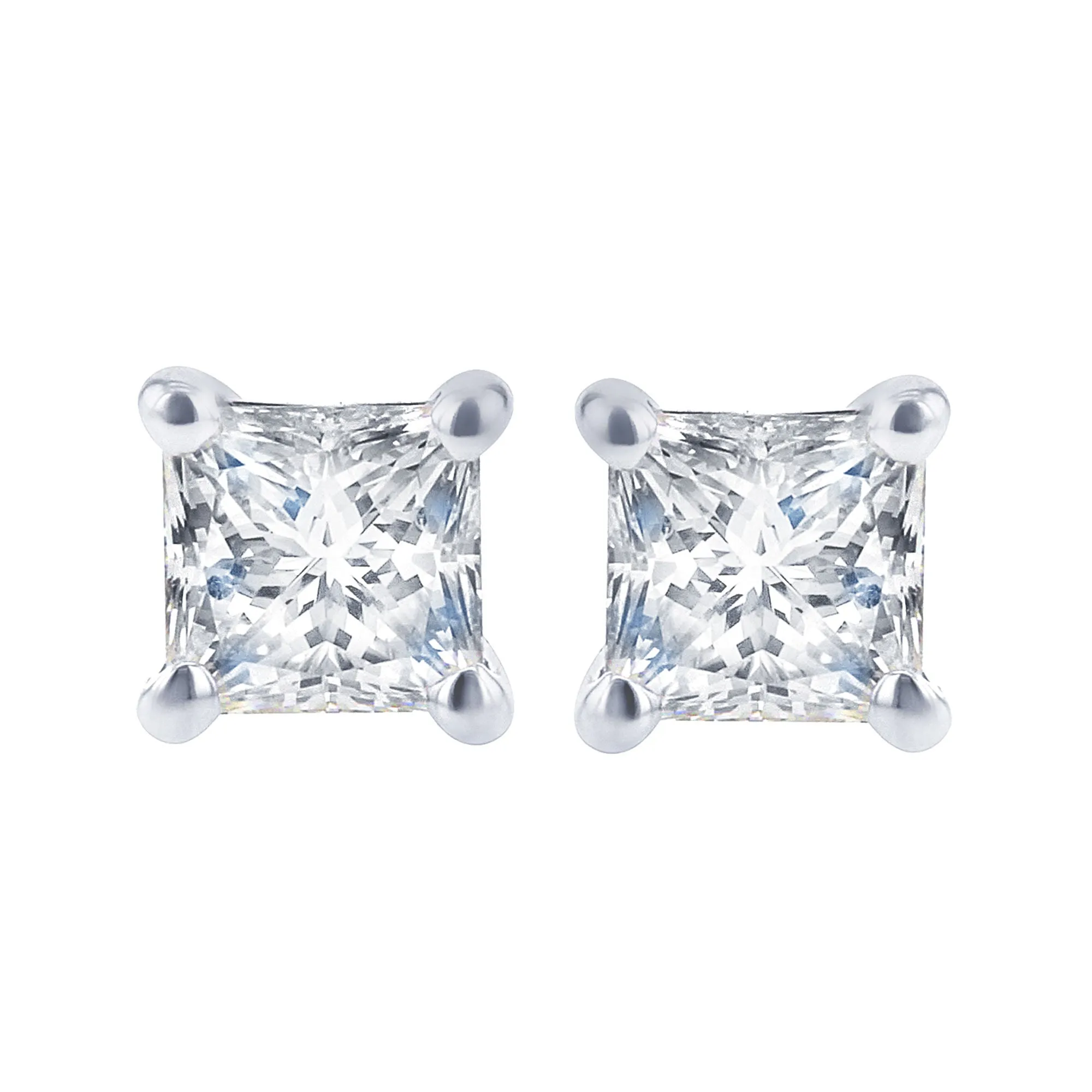 Princess Bella Diamond Stud Earrings 1/4ct