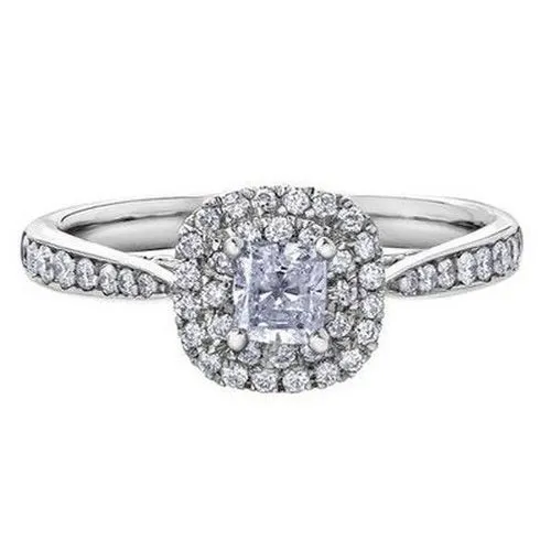 Princess Cut Solitaire .66ct