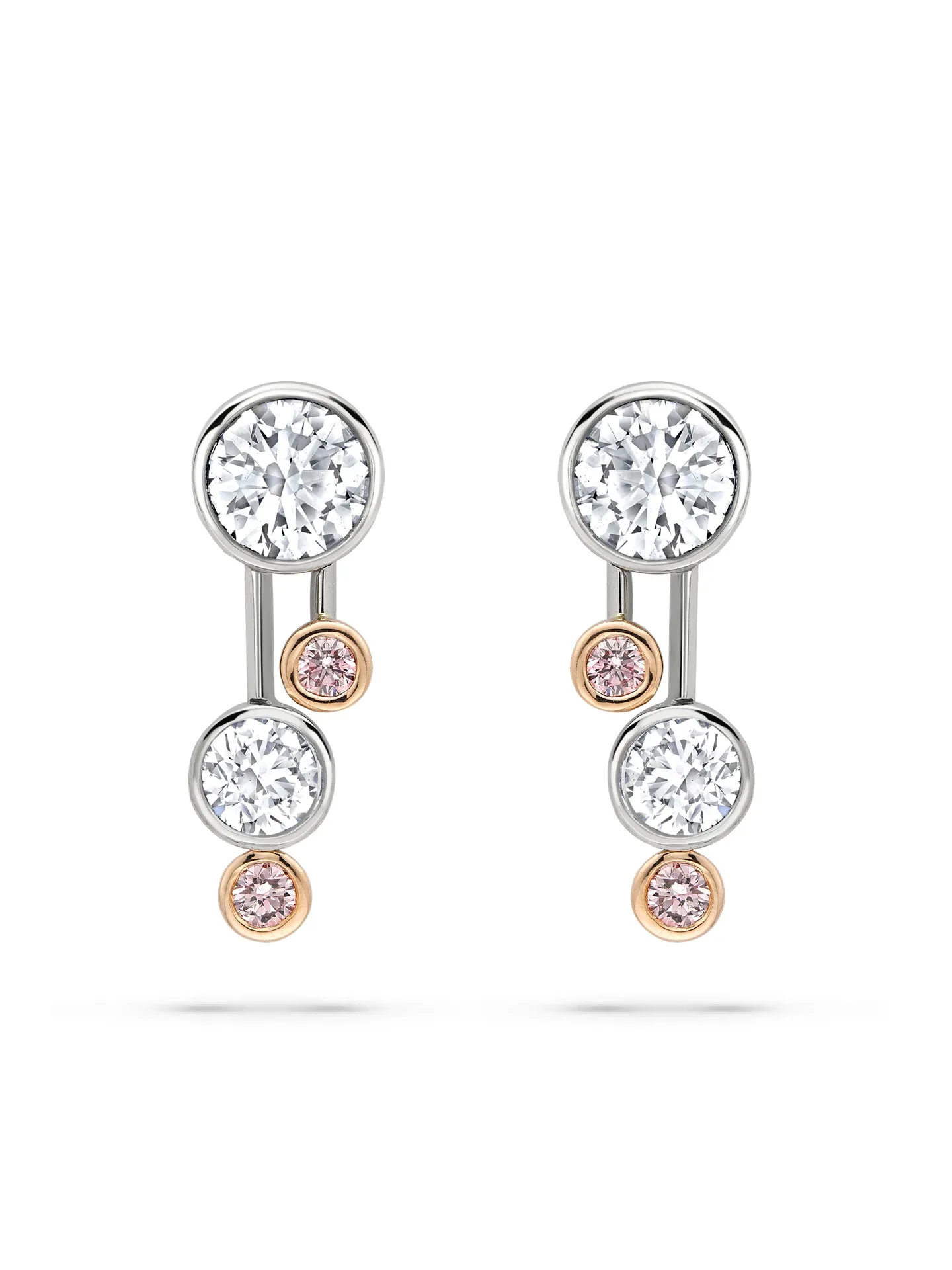 Raindance Pink Diamond Drop Earrings