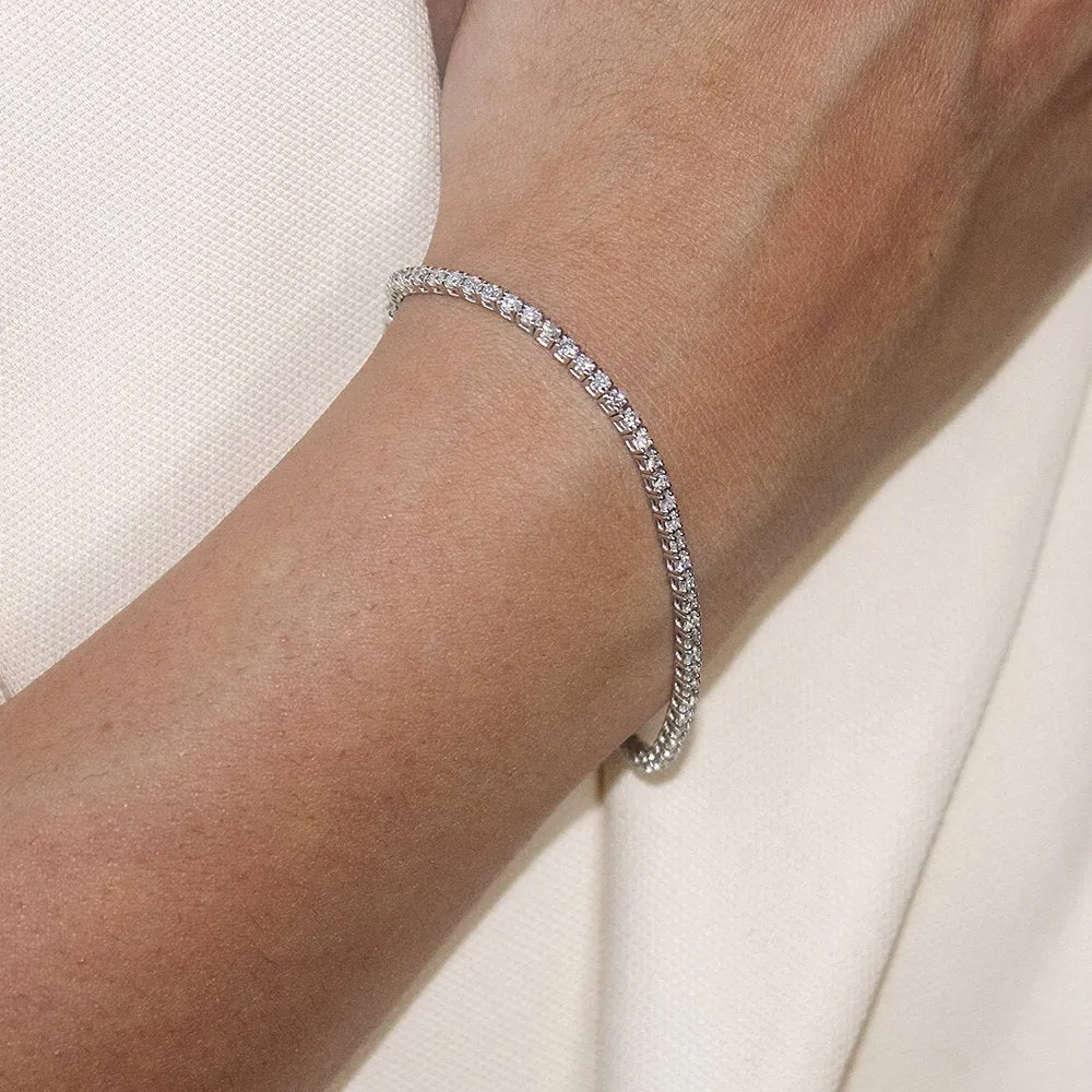 Ready to Ship Diamond Tennis Bracelet (2.00 ct.) 1.8 mm 4-Prongs Setting in 14K Gold