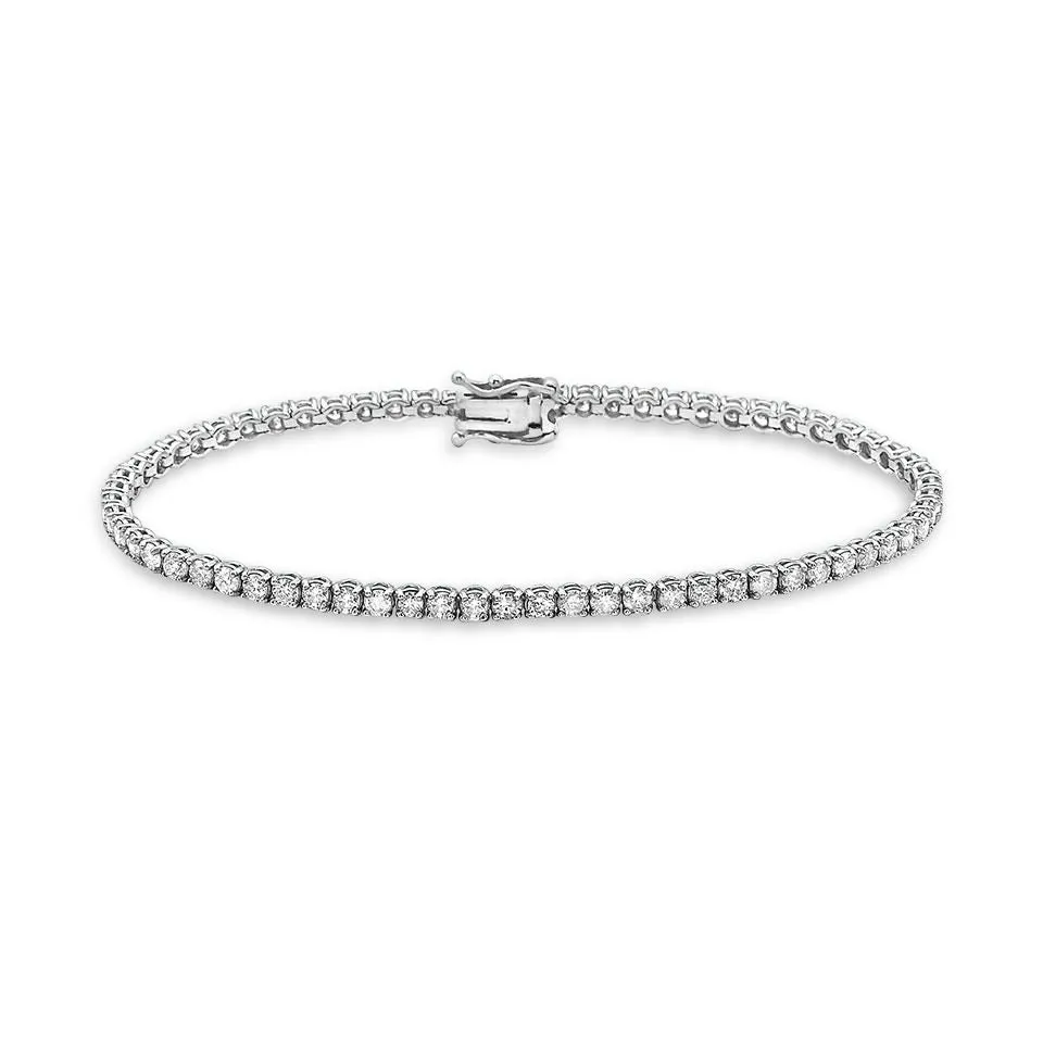 Ready to Ship Diamond Tennis Bracelet (2.00 ct.) 1.8 mm 4-Prongs Setting in 14K Gold