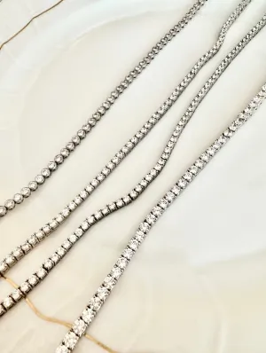 SALE | Overstocked Moissanite Diamond Tennis Necklace