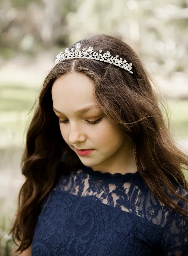 Silver Princess Girls Tiara