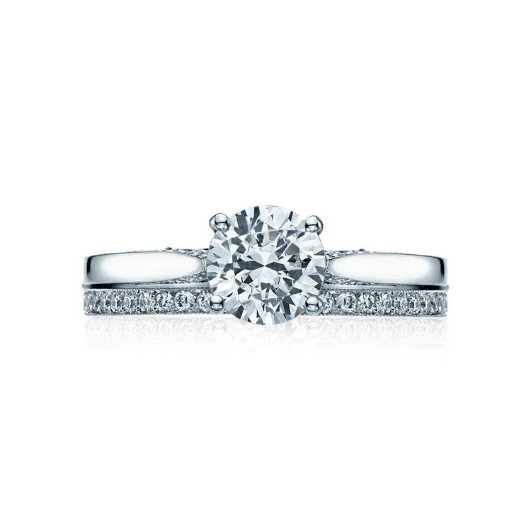 Tacori Platinum Round Solitaire Engagement Ring 2638RD75