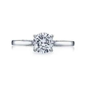 Tacori Platinum Round Solitaire Engagement Ring 2638RD75