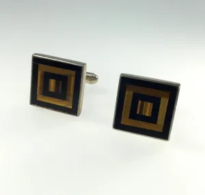 Tiger Eye & Onyx Cufflinks