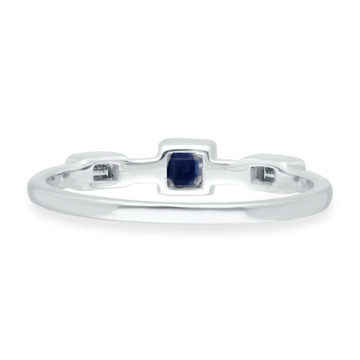 White Gold Sapphire & Diamond Legendary Ring