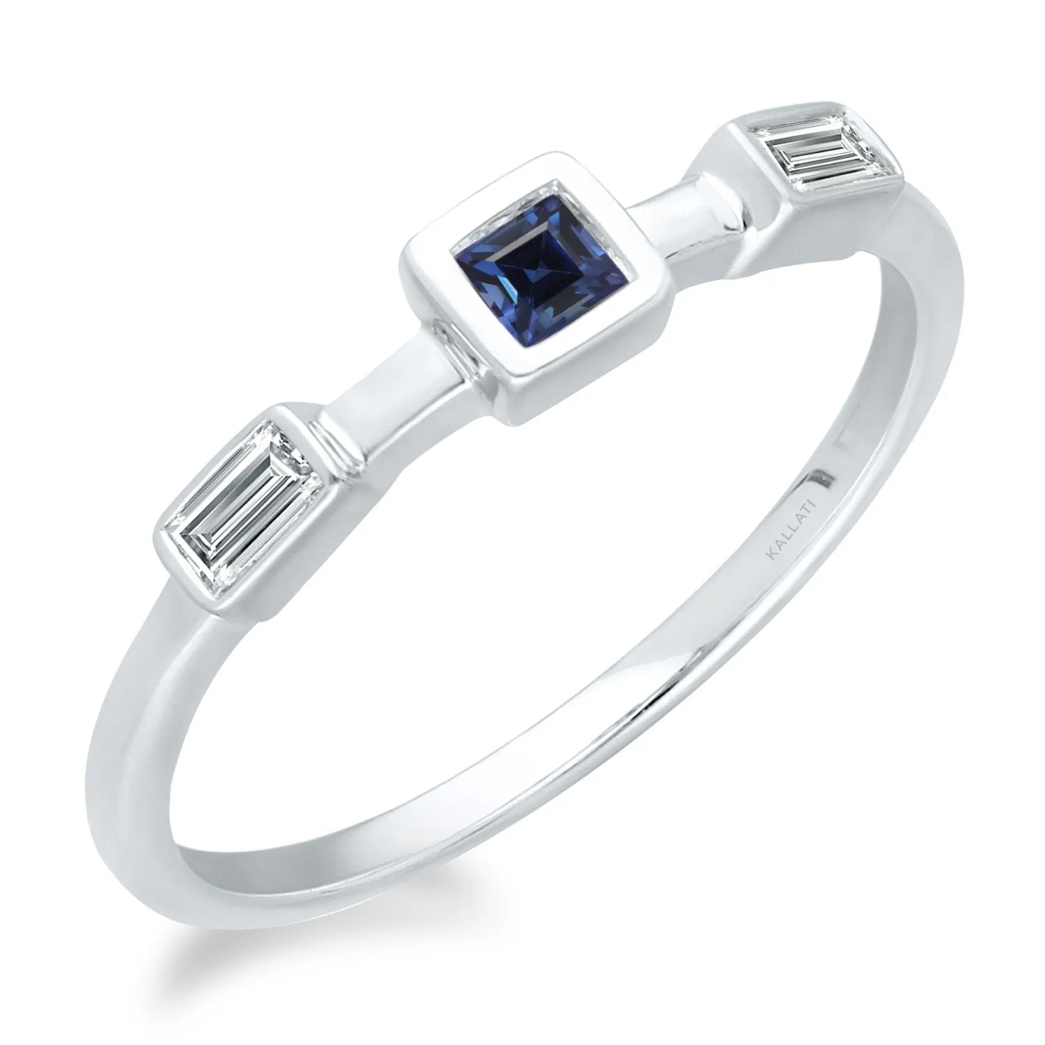 White Gold Sapphire & Diamond Legendary Ring