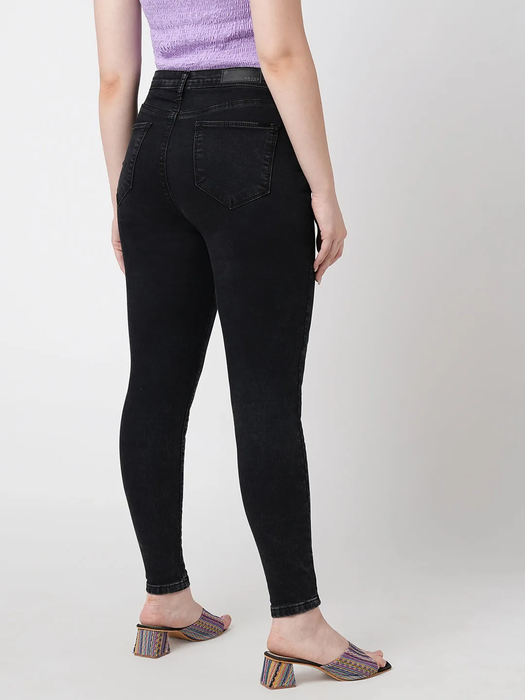 Women Sky High-Rise Skinny Fit Jeans